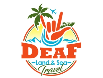 Deaf Land & Sea Travel logo design by MAXR