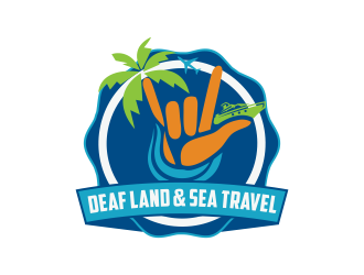 Deaf Land & Sea Travel logo design by Kruger