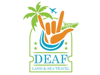 Deaf Land & Sea Travel logo design by logoguy