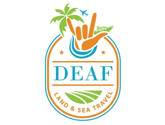 Deaf Land & Sea Travel logo design by logoguy