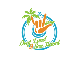 Deaf Land & Sea Travel logo design by quanghoangvn92