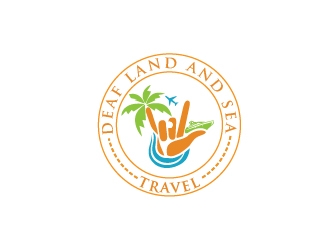 Deaf Land & Sea Travel logo design by Cyds