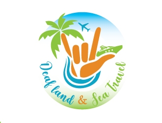 Deaf Land & Sea Travel logo design by jdeeeeee