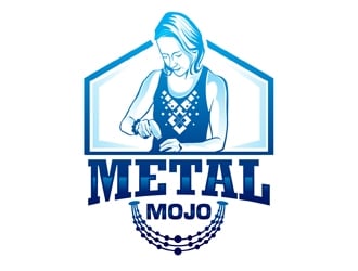 Metal Mojo logo design by DreamLogoDesign