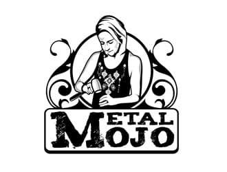 Metal Mojo logo design by DreamLogoDesign