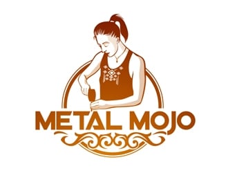 Metal Mojo logo design by DreamLogoDesign