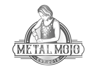 Metal Mojo logo design by DreamLogoDesign