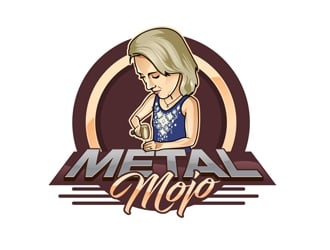 Metal Mojo logo design by DreamLogoDesign