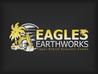 Eagles Earthworks logo design by WoAdek