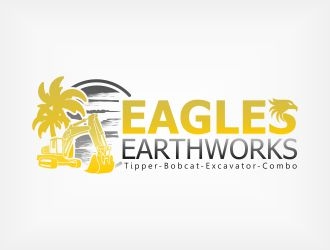 Eagles Earthworks logo design by WoAdek