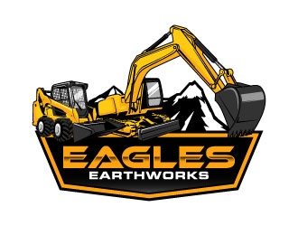 Eagles Earthworks logo design by daywalker