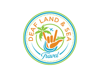 Deaf Land & Sea Travel logo design by quanghoangvn92