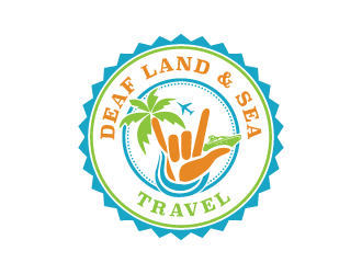 Deaf Land & Sea Travel logo design by quanghoangvn92