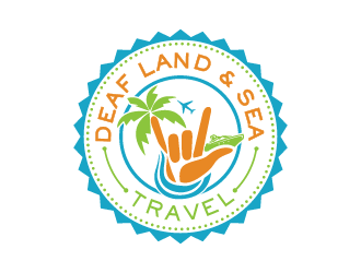 Deaf Land & Sea Travel logo design by quanghoangvn92