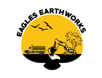 Eagles Earthworks logo design by AYATA