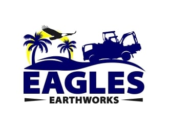 Eagles Earthworks logo design by mckris