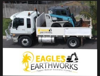 Eagles Earthworks logo design by WoAdek