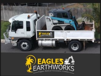 Eagles Earthworks logo design by WoAdek