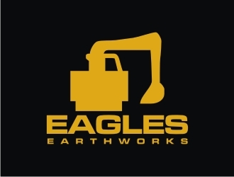 Eagles Earthworks logo design by EkoBooM