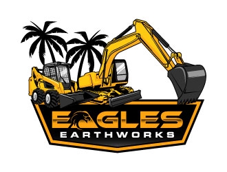 Eagles Earthworks logo design by daywalker