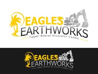 Eagles Earthworks logo design by WoAdek