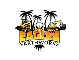 Eagles Earthworks logo design by zizo