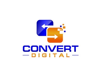 Convert Digital logo design by uttam