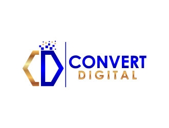 Convert Digital logo design by uttam