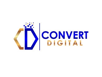 Convert Digital logo design by uttam