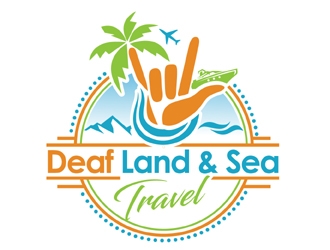 Deaf Land & Sea Travel logo design by MAXR