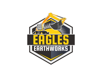 Eagles Earthworks logo design by intellogo