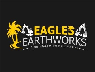 Eagles Earthworks logo design by WoAdek