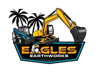 Eagles Earthworks logo design by daywalker