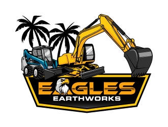 Eagles Earthworks logo design by daywalker