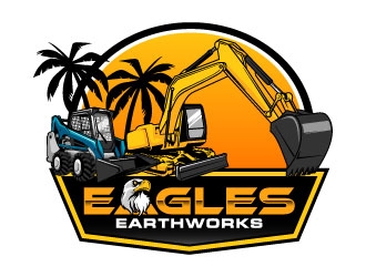 Eagles Earthworks logo design by daywalker