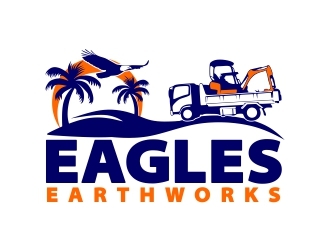 Eagles Earthworks logo design by mckris