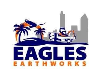 Eagles Earthworks logo design by mckris