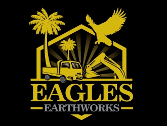 Eagles Earthworks logo design by Suvendu