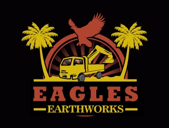 Eagles Earthworks logo design by Suvendu