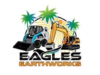 Eagles Earthworks logo design by invento