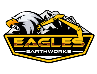 Eagles Earthworks logo design by THOR_