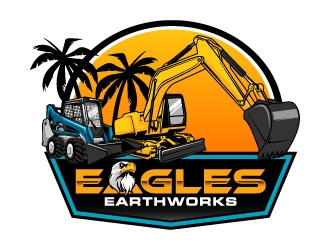 Eagles Earthworks logo design by daywalker