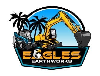 Eagles Earthworks logo design by daywalker