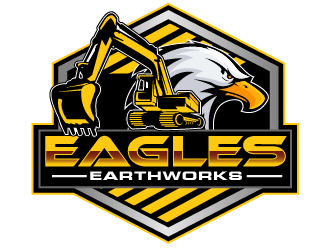 Eagles Earthworks logo design by THOR_