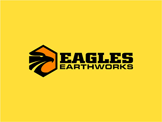 Eagles Earthworks logo design by hole