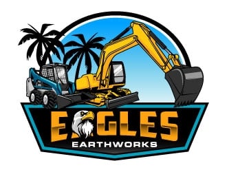 Eagles Earthworks logo design by daywalker