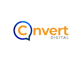 Convert Digital logo design by pixalrahul