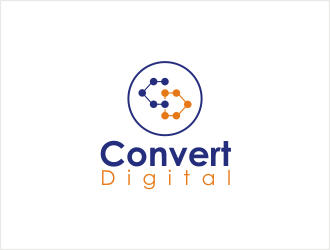 Convert Digital logo design by bunda_shaquilla