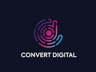 Convert Digital logo design by nehel