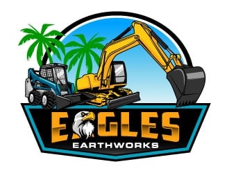 Eagles Earthworks logo design by daywalker